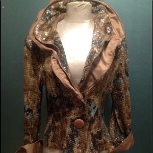 New sparkely metallic jacket